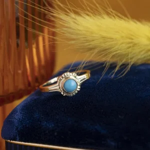 Online Gouden ring met chalcedoon 14 krt Ringen Met Edelsteen