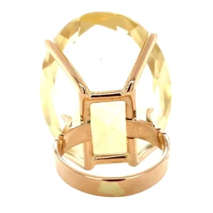 Online Gouden ring met citrien 18 krt Ringen Met Edelsteen