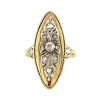 Hot Gouden ring met diamant 14 krt/925 Diamanten Ringen