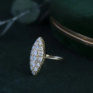 Outlet Gouden ring met diamant 18 krt Diamanten Ringen