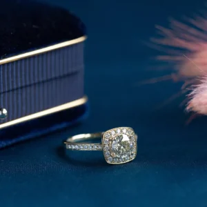Fashion Gouden ring met diamant 18 krt Entourage Ring | Diamanten Ringen