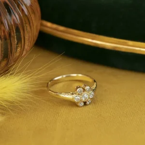 New Gouden ring met diamant 14 krt Diamanten Ringen