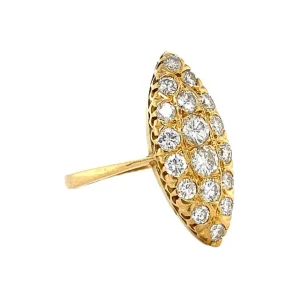 Outlet Gouden ring met diamant 18 krt Diamanten Ringen