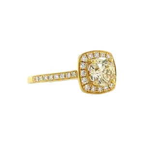 Fashion Gouden ring met diamant 18 krt Entourage Ring | Diamanten Ringen