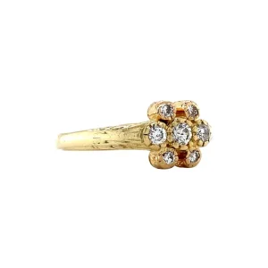 New Gouden ring met diamant 14 krt Diamanten Ringen