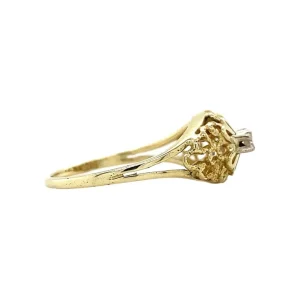 New Gouden ring met diamant 14 krt Diamanten Ringen