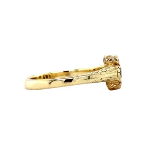 New Gouden ring met diamant 14 krt Diamanten Ringen