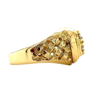 Hot Gouden ring met diamant 14 krt Diamanten Ringen