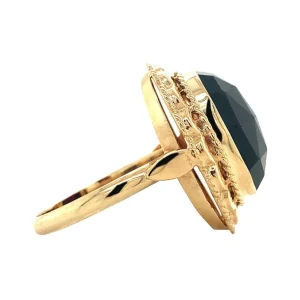 Clearance Gouden ring met granaat 14 krt Ringen Met Edelsteen
