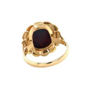 Fashion Gouden ring met granaat 14 krt Ringen Met Edelsteen