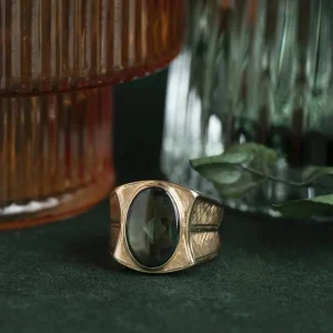 Clearance Gouden ring met groene spinel 14 krt Ringen Met Edelsteen