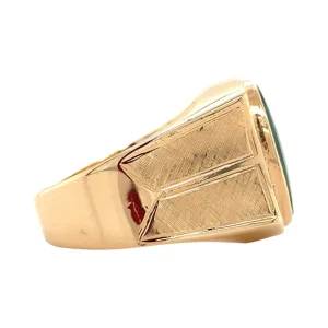 Clearance Gouden ring met groene spinel 14 krt Ringen Met Edelsteen