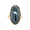 Outlet Gouden ring met hematiet 14 krt Ringen Met Edelsteen