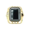 New Gouden ring met hematiet 14 krt Ringen Met Edelsteen