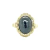 Online Gouden ring met hematiet 14 krt Ringen Met Edelsteen