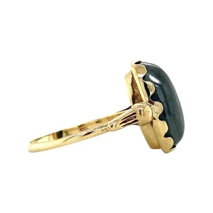 Outlet Gouden ring met hematiet 14 krt Ringen Met Edelsteen