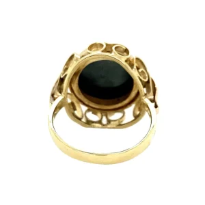 New Gouden ring met hematiet 14 krt Ringen Met Edelsteen
