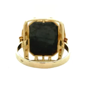 New Gouden ring met hematiet 14 krt Ringen Met Edelsteen