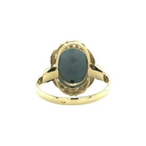 Online Gouden ring met hematiet 14 krt Ringen Met Edelsteen