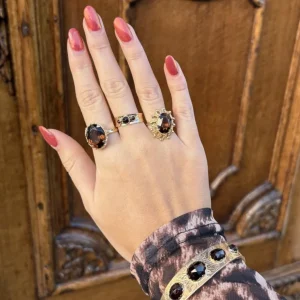 Sale Gouden ring met kleursteen 14 krt Ringen Met Edelsteen