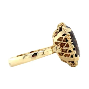 Sale Gouden ring met kleursteen 14 krt Ringen Met Edelsteen