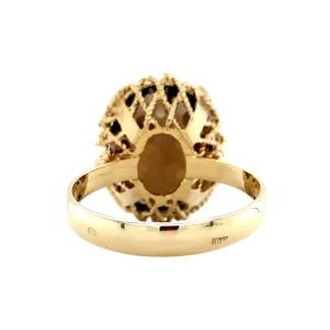 Sale Gouden ring met kleursteen 14 krt Ringen Met Edelsteen