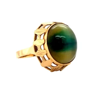Outlet Gouden ring met kwarts 18 krt Ringen Met Edelsteen