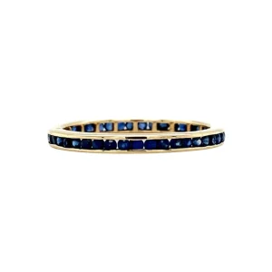 Online Gouden ring met natuurlijke saffier 14 krt Ringen Met Edelsteen