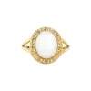 Best Gouden ring met opaal 14 krt Ringen Met Edelsteen