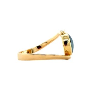 Discount Gouden ring met opaal triplet 18 krt Ringen Met Edelsteen