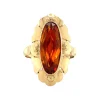 Clearance Gouden ring met oranje spinel 14 krt Ringen Met Edelsteen
