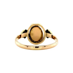 Discount Gouden ring met parel 14 krt Ringen Met Edelsteen