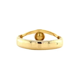 Discount Gouden ring met parel 14 krt Ringen Met Edelsteen