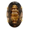 Hot Gouden ring met rooktopaas 14 krt Ringen Met Edelsteen