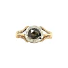 Sale Gouden ring met roosdiamant 18 krt/835 Diamanten Ringen