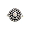 Best Gouden ring met roosdiamant 14 krt/925 Diamanten Ringen