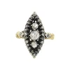 Sale Gouden ring met roosdiamant 14 krt/925 Diamanten Ringen