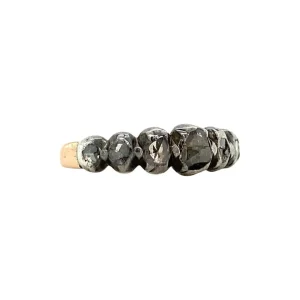 New Gouden ring met roosdiamant 14 krt/925 Diamanten Ringen