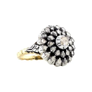 Best Gouden ring met roosdiamant 14 krt/925 Diamanten Ringen