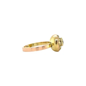 Clearance Gouden ring met roosdiamant 14 krt Diamanten Ringen