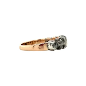 New Gouden ring met roosdiamant 14 krt/925 Diamanten Ringen