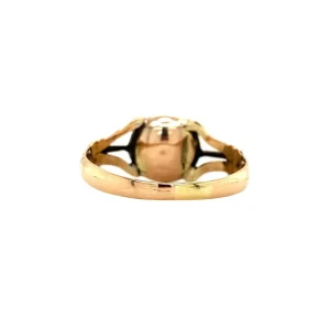 Sale Gouden ring met roosdiamant 18 krt/835 Diamanten Ringen