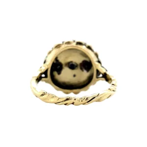 Best Gouden ring met roosdiamant 14 krt/925 Diamanten Ringen