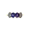 Discount Gouden ring met saffier en diamant 18 krt Diamanten Ringen | Ringen Met Edelsteen
