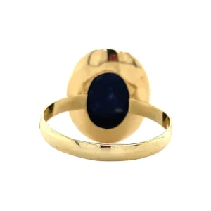 Discount Gouden ring met sodaliet 14 krt Ringen Met Edelsteen