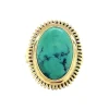 Hot Gouden ring met turkoois 14 krt Ringen Met Edelsteen
