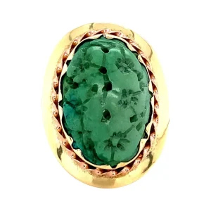 Sale Gouden ring met turkoois 14 krt Ringen Met Edelsteen
