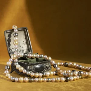 Fashion Gouden schoeffel parel collier 18 krt Kettingen Met Edelsteen