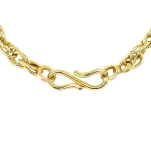 Online Gouden singapore collier 14 krt Gouden Kettingen