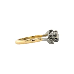 Hot Gouden slagring met diamant 18 krt Diamanten Ringen